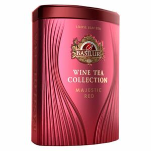 BASILUR Wine tea majestic red čierny čaj 75 g vyobraziť