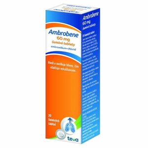 AMBROBENE 60 mg šumivé tablety 20 kusov vyobraziť