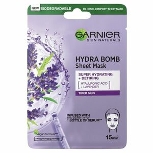GARNIER Skin Naturals Hydra Bomb Textilná maska ​​Levanduľa 28 g vyobraziť