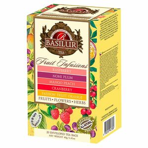 BASILUR Fruit infusions assorted III. variácie ovocných čajov 20 sáčkov vyobraziť