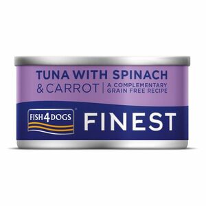 FISH4DOGS Konzerva pre psov Finest tuniak s mrkvou a špenátom 85 g vyobraziť