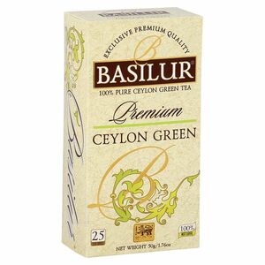BASILUR Premium Ceylon Green zelený čaj 25 vrecúšok vyobraziť