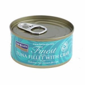 FISH4CATS Konzerva pre mačky Finest tuniak s krabom 70 g vyobraziť