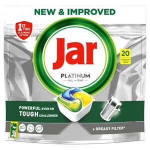 JAR Tablety do umývačky Platinum Plus All-in-One Yellow 20 ks vyobraziť