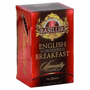 BASILUR Specialty English Breakfast čierny čaj 20 sáčkov vyobraziť