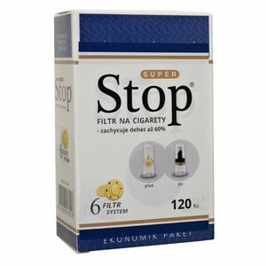 STOPFILTR Super filter na cigarety 120 kusov vyobraziť