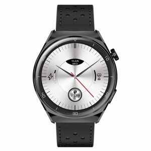 GARETT Smartwatch V12 Black leather Inteligentné hodinky vyobraziť