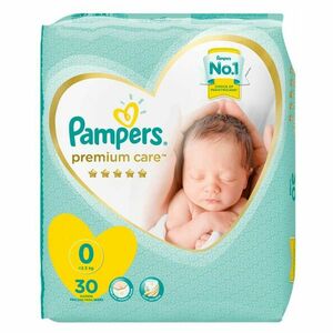 PAMPERS Premium Care 0 NEWBORN do 2, 5 kg 30 kusov vyobraziť