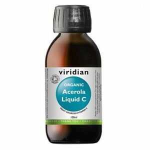 VIRIDIAN Nutrition organic acerola liquid C 100 ml vyobraziť