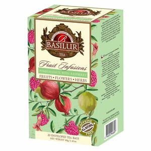 BASILUR Fruit pomegranate with raspberry ovocný čaj 20 sáčkov vyobraziť