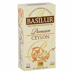 BASILUR Premium Ceylon čierny čaj 25 vrecúšok vyobraziť