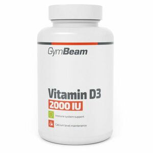 GYMBEAM Vitamín D3 2000 IU 60 tabliet vyobraziť