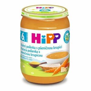HIPP Bio polievka kuracia s pšeničnou krupicou 190 g vyobraziť