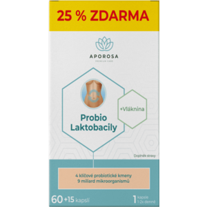 Aporosa Probio Laktobacily 25 % ZADARMO 75 kapsúl vyobraziť