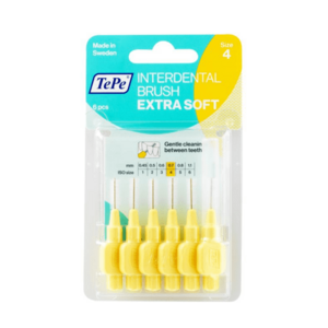 TePe Extra soft Medzizubné kefky 0, 7 mm svetložlté 6 ks vyobraziť