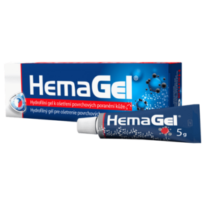 HemaGel gél na ošetrenie povrchových poranení 5 g vyobraziť