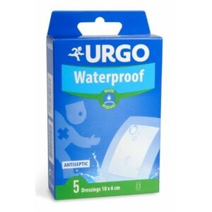 Urgo Waterproof Náplasť antiseptická, vodeodolná, priehľadná, 10 x 6 cm 5 ks vyobraziť