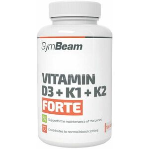 GymBeam Vitamin D3+K1+K2 Forte 120 kapsúl vyobraziť
