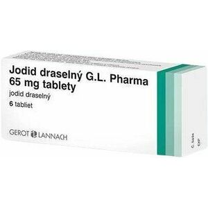 G.L.Pharma Jodid draselný 65 mg, 6 tabliet vyobraziť