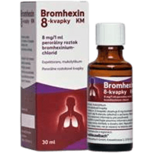 Bromhexin 8-Kvapky 50 ml vyobraziť