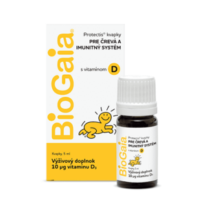 BioGaia Protectis s vitamínom D kvapky 5 ml vyobraziť