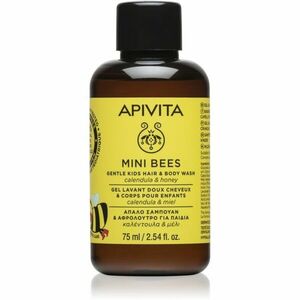 Apivita Mini Bees Gentle Kids Hair&Body wash Calendula&Honey detský šampón na vlasy a telo 75 ml vyobraziť