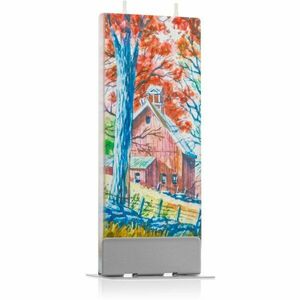 Flatyz Holiday Fall Landscape with House and Tree dekoratívna sviečka 6x15 cm vyobraziť