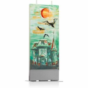Flatyz Holiday Haunted House and Bats dekoratívna sviečka 6x15 cm vyobraziť