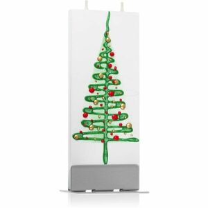 Flatyz Holiday Green Christmas Tree dekoratívna sviečka 6x15 cm vyobraziť