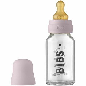 BIBS Baby Glass Bottle 110 ml dojčenská fľaša Dusky Lilac 110 ml vyobraziť
