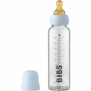 BIBS Baby Glass Bottle 225 ml dojčenská fľaša Baby Blue 225 ml vyobraziť