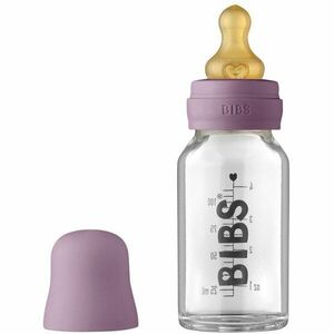 BIBS Baby Glass Bottle 110 ml dojčenská fľaša Mauve 110 ml vyobraziť