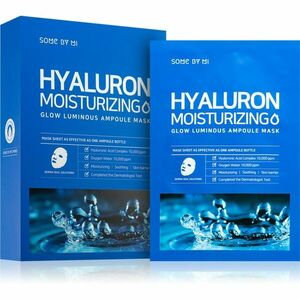 Some By Mi Glow Luminous Hyaluron Moisturizing hydratačná plátienková maska s kyselinou hyalurónovou 10x25 g vyobraziť