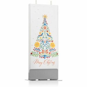 Flatyz Holiday Merry Christmas Color Tree dekoratívna sviečka 6x15 cm vyobraziť