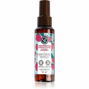 Yves Rocher Bain de Nature parfumovaný sprej na telo a vlasy pre ženy Raspberry & Peppermint 100 ml vyobraziť