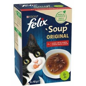 FELIX Soup 8(6x48g) polievky s hovädzím, kuraťom a jahňacím vyobraziť