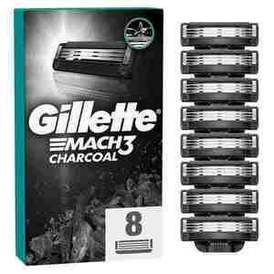Gillette Mach3 Charcoal 8 NH vyobraziť