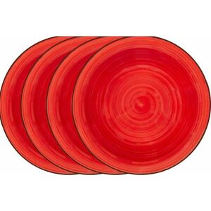 Lamart Set červených polievkových tanierov 4ks HAPPY LT9065 vyobraziť