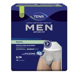 TENA Men Pants Normal Grey S/M vyobraziť