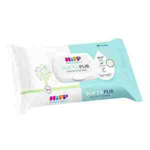 HiPP Babysanft Čistiace vlhčené obrúsky Soft &Pur 48 ks vyobraziť