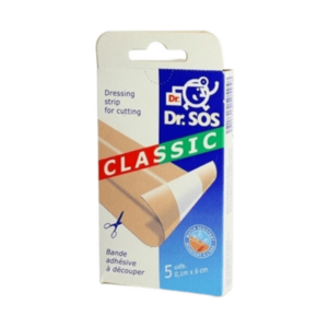 DR. SOS Classic náplasť pásy vodeodolné 5 kusov vyobraziť