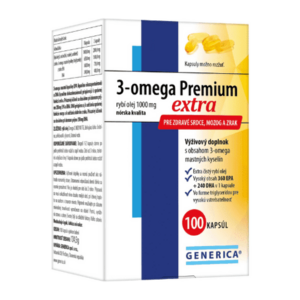 GENERICA 3-omega premium extra 100 kapsúl vyobraziť