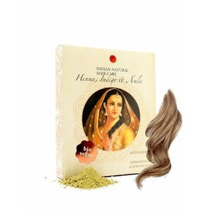 Henna, Indigo & Amla - svetlohnedá farba na vlasy INDIAN NATURAL 200 g vyobraziť