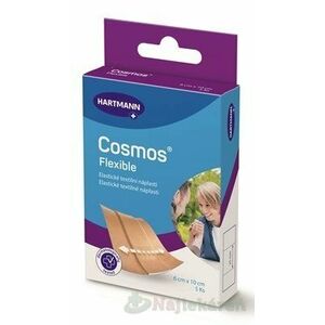 COSMOS Pružná náplasť na rany elastická textilná (6x10cm) 5ks vyobraziť