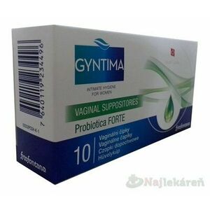 Herb Pharma Gyntima Probiotica vaginální čípky Forte 10 ks vyobraziť