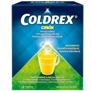 COLDREX Horúci nápoj citrón na chrípku a prechladnutie 10 sáčkov vyobraziť