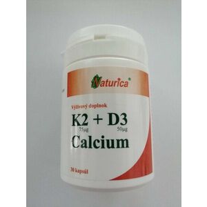 Naturica K2 + D3 Calcium, 30 ks vyobraziť