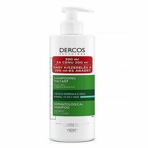 VICHY Dercos ANTI-PELLICULAIRE šampón na mastné lupiny 390ml vyobraziť