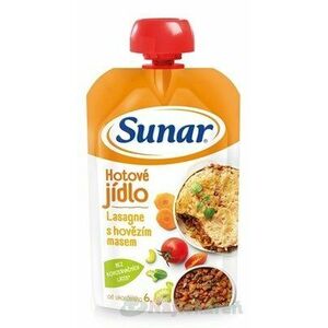 Sunar Hotové jedlo Lasagne s hovädzím mäsom (od ukonč. 6. mesiaca) 120 g vyobraziť