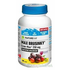 SWISS NATUREVIA MAX BRUSNICE Cran-Max 250 mg na močové cesty 30 kapsúl vyobraziť